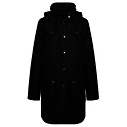 Four Seasons Funnel Neck Waxed Jacket Steel